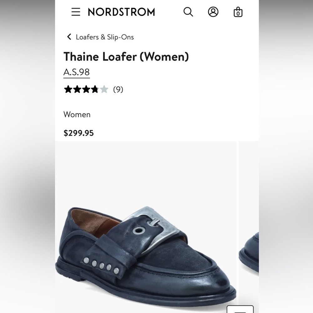 A.S.98 Thaine Black Leather Loafers 41 - True to size. - Picture 4 of 9